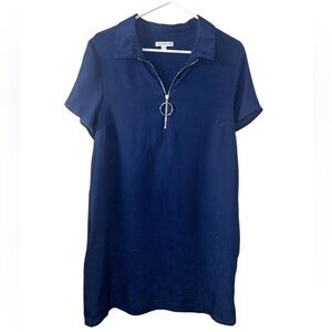 NorthStyle Shift Dress Vacation Lightweight Flowy Navy Blue Women’s Large